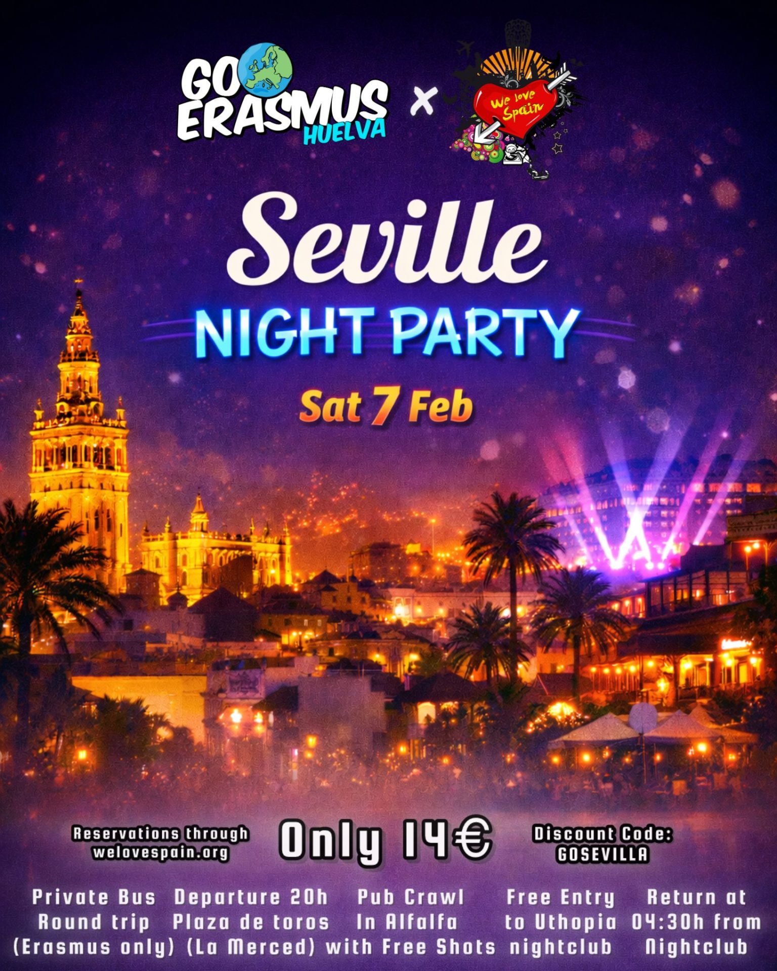 Seville Night Party